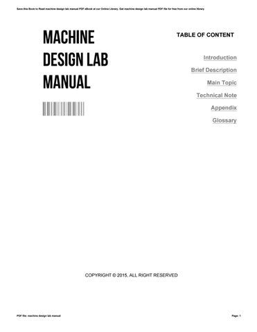 cnc machine design lab procedure|lab manual manufacturing machine.